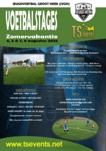 Flyer Voetbalstage JVGH 2025